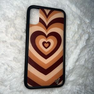 WILDFLOWER LATTE LOVE APPLE IPHONE XS CASE